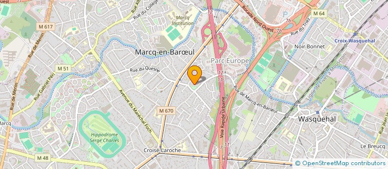 localisation de l'entreprise 3 BM  MARCQ-EN-BARUL