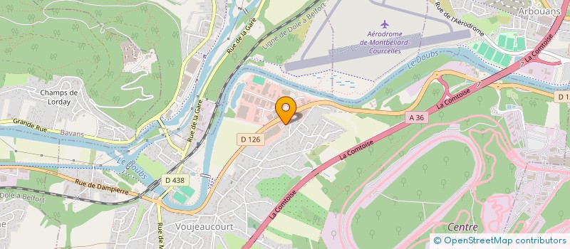 localisation de l'entreprise 3 BMA  VOUJEAUCOURT