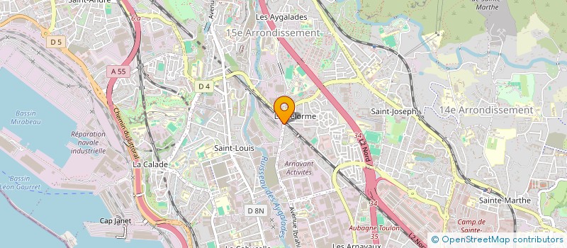 localisation de l'entreprise 3 BRA à MARSEILLE 15EME