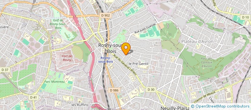 localisation de l'entreprise 3 BS HOLDING à ROSNY-SOUS-BOIS