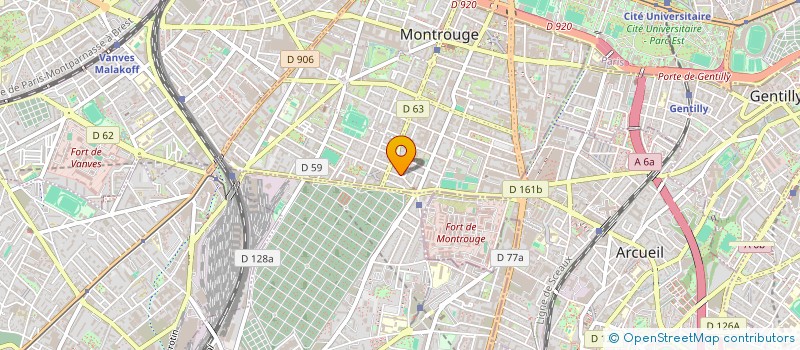 localisation de l'entreprise 3 C à MONTROUGE
