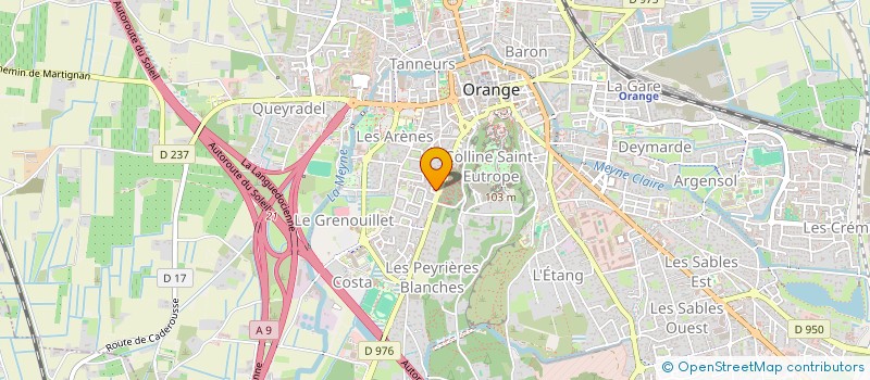 localisation de l'entreprise 3 C  ORANGE