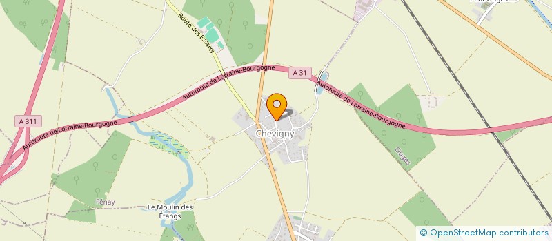 localisation de l'entreprise 3 C  FENAY