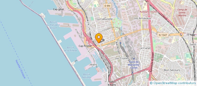 localisation de l'entreprise 3 C BATIMENTS à MARSEILLE