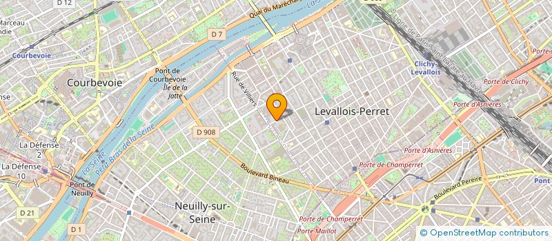 localisation de l'entreprise 3 C DE L'INSTITUT D'ONCOLOGIE HAUTS-DE-SEINE NORD à LEVALLOIS-PERRET