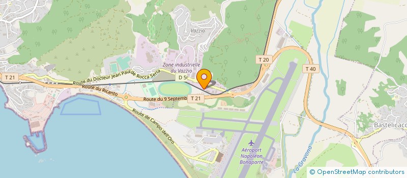 localisation de l'entreprise 3 C DISTRIBUTION à AJACCIO