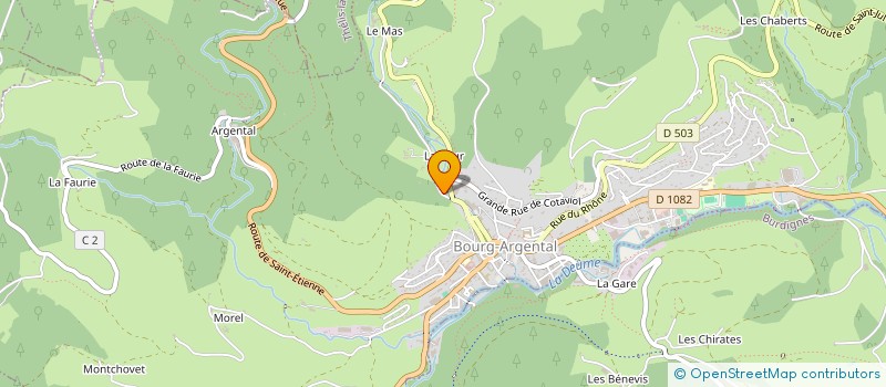 localisation de l'entreprise 3 C ENERGIES  BOURG-ARGENTAL