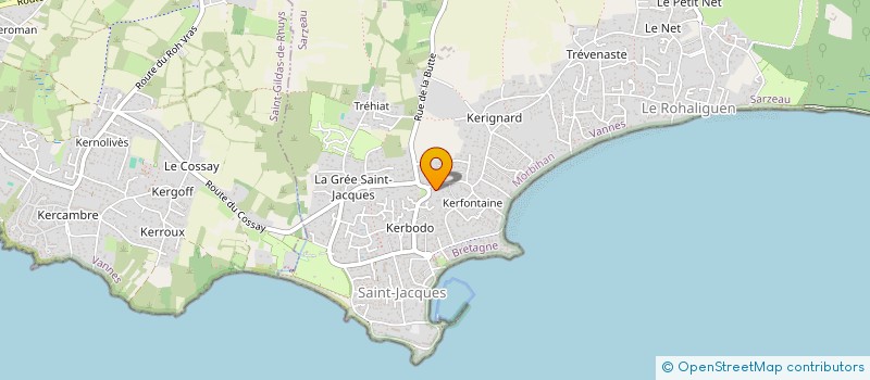 localisation de l'entreprise 3 C G O  SARZEAU