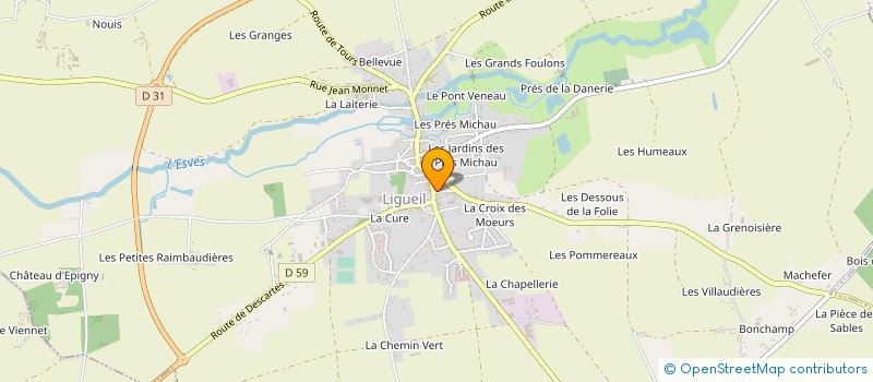 localisation de l'entreprise 3 C MANTHELAN  MANTHELAN