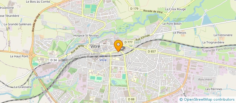 localisation de l'entreprise 3 C P M F  VITRE