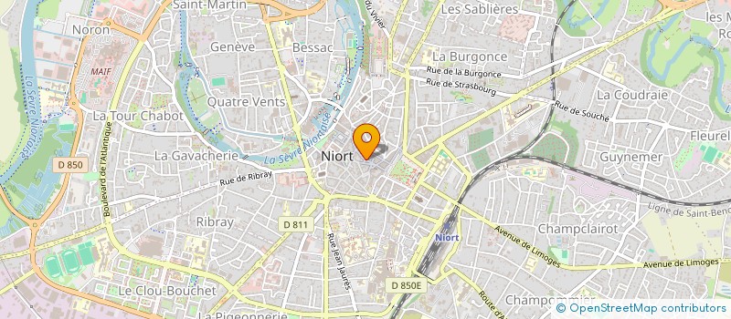 localisation de l'entreprise 3 CANK à NIORT