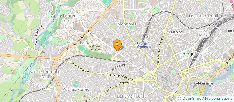 localisation de l'entreprise 3 CAP INVEST à LIMOGES