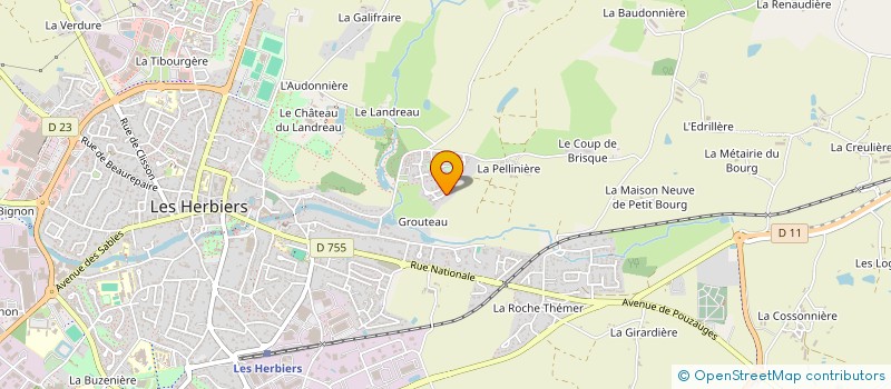 localisation de l'entreprise 3 CENT 7 à LES HERBIERS