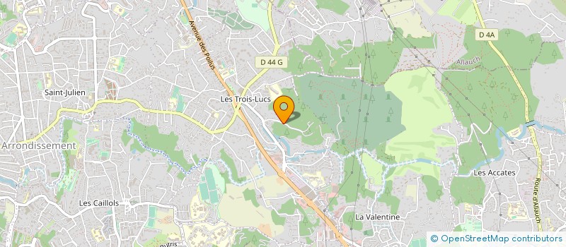 localisation de l'entreprise 3 CINQ 7 ANIMATION à MARSEILLE