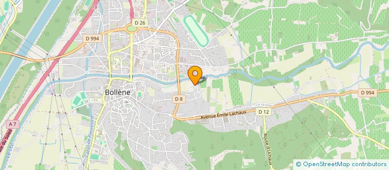 localisation de l'entreprise 3 CMP  BOLLENE