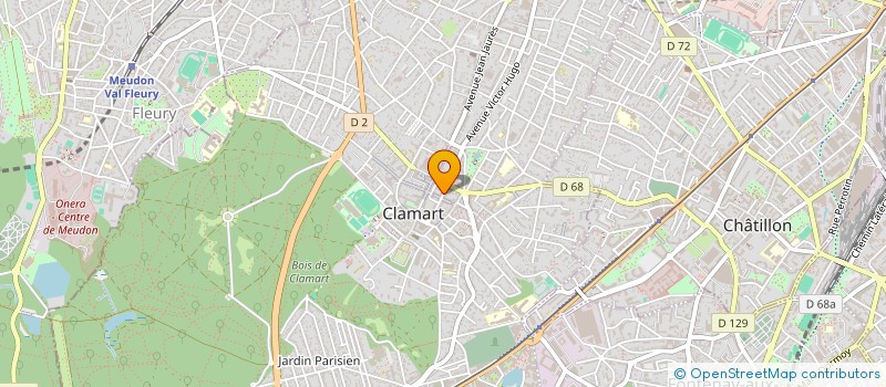 localisation de l'entreprise 3 CO à CLAMART