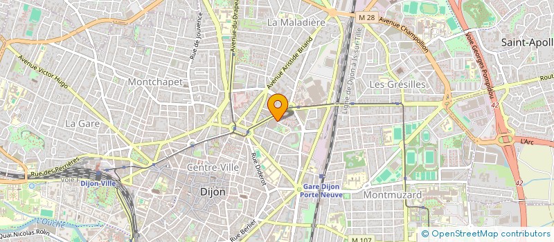 localisation de l'entreprise 3 COEURS ET 1 PLAT  DIJON