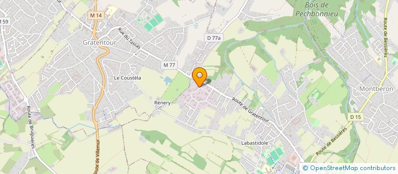 localisation de l'entreprise 3 D à PECHBONNIEU