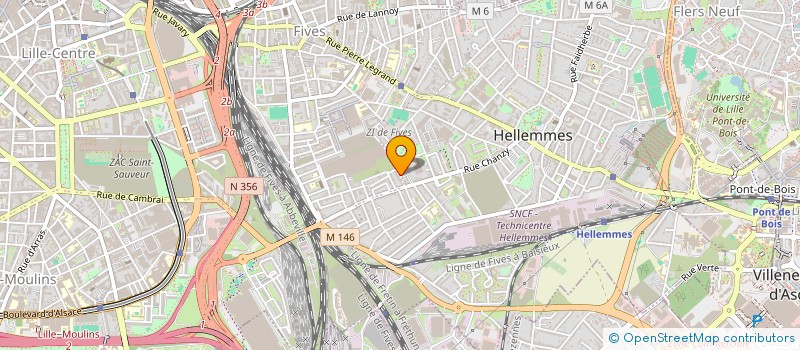 localisation de l'entreprise 3 D AGENCEMENT à LILLE