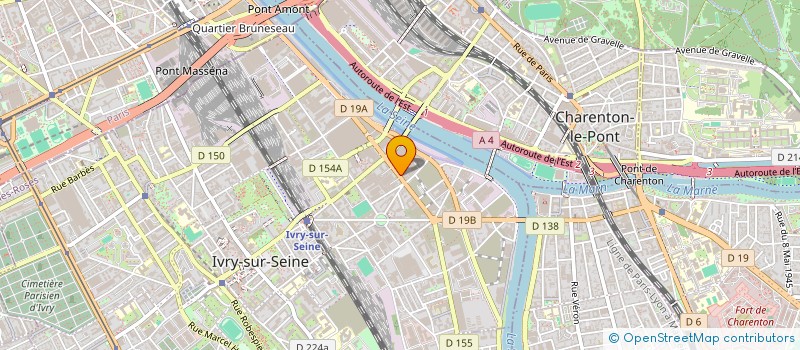 localisation de l'entreprise 3 D BATIM  IVRY-SUR-SEINE