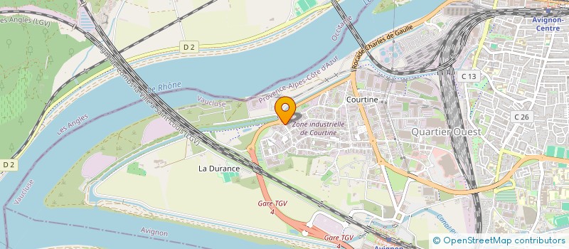 localisation de l'entreprise 3 D CONCEPT FRANCE  AVIGNON