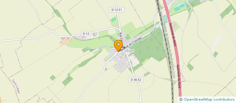 localisation de l'entreprise 3 D CONCEPTION  HENIN-SUR-COJEUL