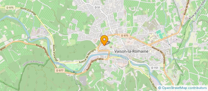 localisation de l'entreprise 3 D CREATIONS  VAISON-LA-ROMAINE