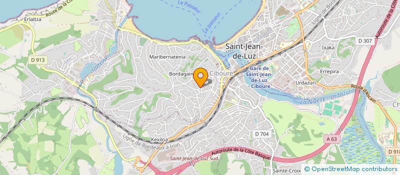 localisation de l'entreprise 3 D DE COUDAILLE  CIBOURE