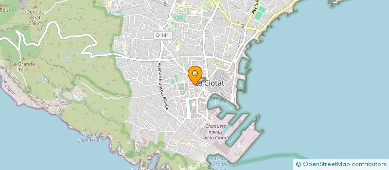 localisation de l'entreprise 3 D DESIGN à LA CIOTAT