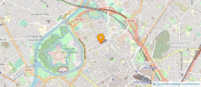 localisation de l'entreprise 3 D DEVELOPPEMENT à LILLE