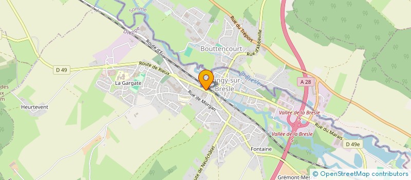 localisation de l'entreprise 3 D EMBALLAGES à BLANGY-SUR-BRESLE
