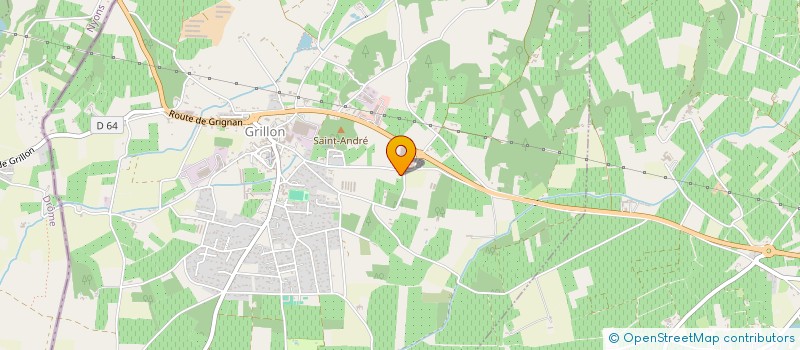 localisation de l'entreprise 3 D GRILLON  GRILLON