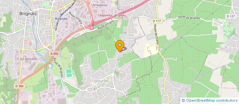 localisation de l'entreprise 3 D HOLD & INVEST  VOURLES
