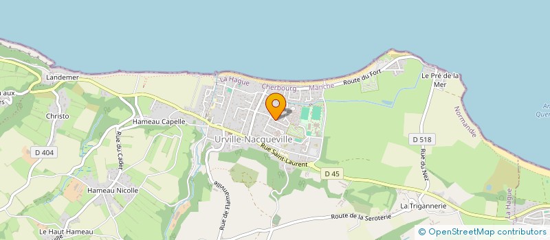 localisation de l'entreprise 3 D IMMO  LA HAGUE