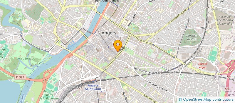 localisation de l'entreprise 3.D.O à ANGERS
