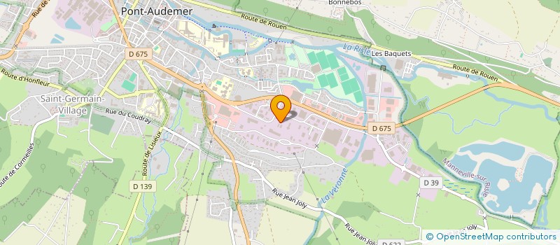 localisation de l'entreprise 3 D PLUS à PONT-AUDEMER