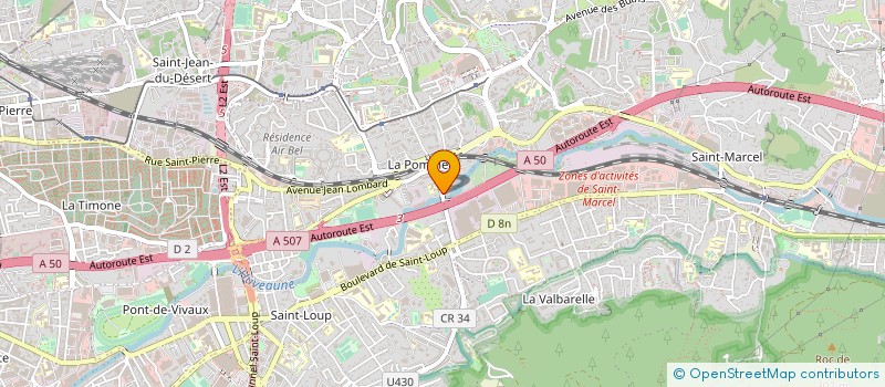 localisation de l'entreprise 3 D SERVICES  MARSEILLE