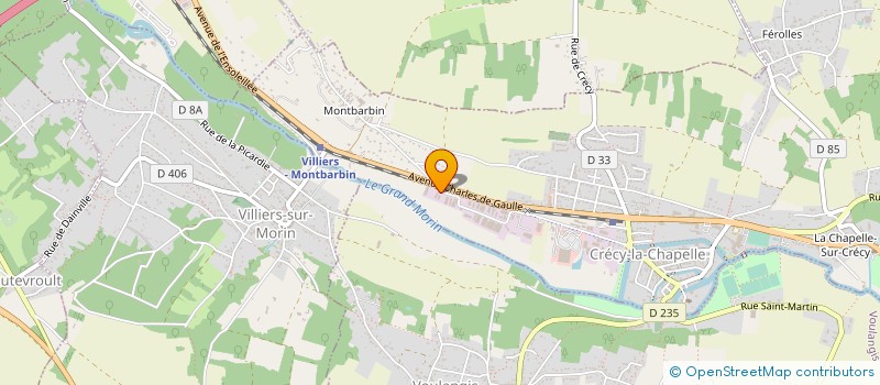 localisation de l'entreprise 3 D TECHNOLOGIES à CRECY-LA-CHAPELLE