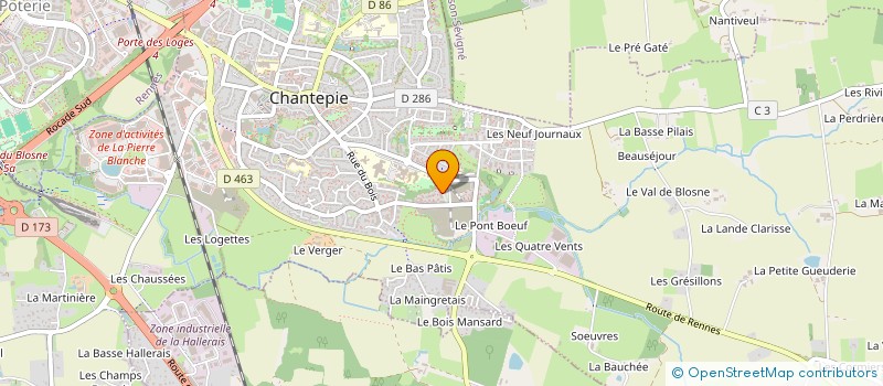 localisation de l'entreprise 3 DECEMBRE  RENNES