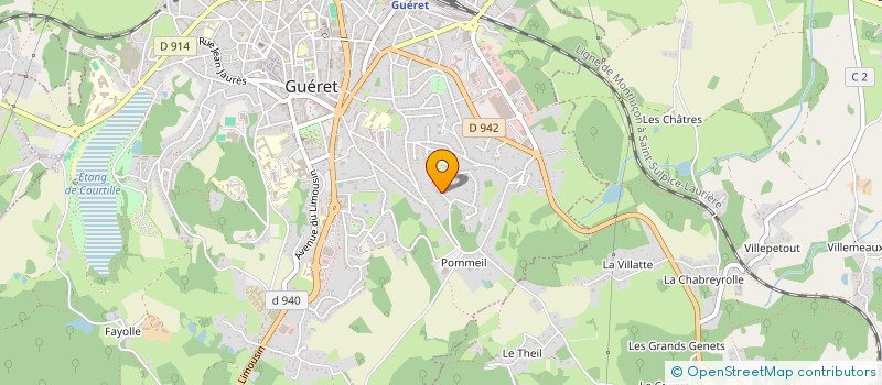 localisation de l'entreprise 3 DESCH  GUERET