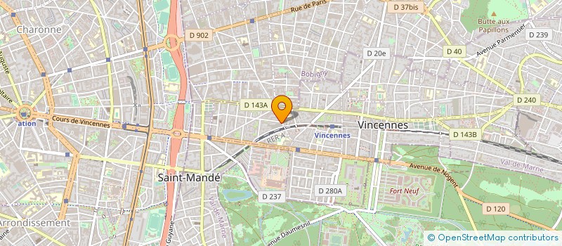 localisation de l'entreprise 3 DK à VINCENNES