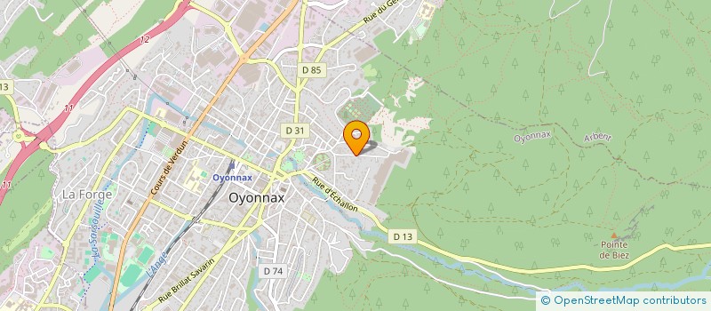 localisation de l'entreprise 3 DMX à OYONNAX