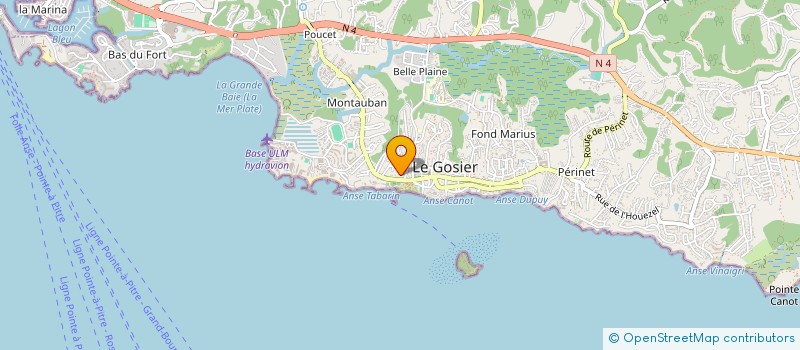 localisation de l'entreprise 3 E  LE GOSIER