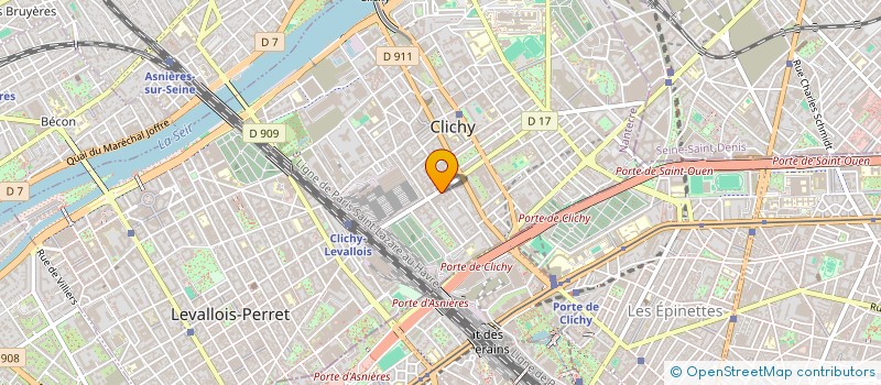 localisation de l'entreprise 3 EM MI-TEMPS à CLICHY