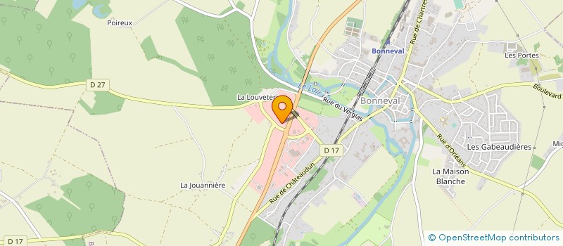 localisation de l'entreprise 3 ESPACES à BONNEVAL