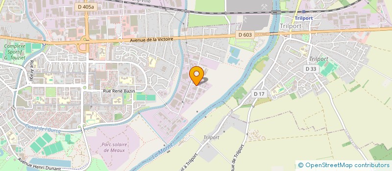 localisation de l'entreprise 3 ET 5 RUE CHARLES TELLIER  JAIGNES