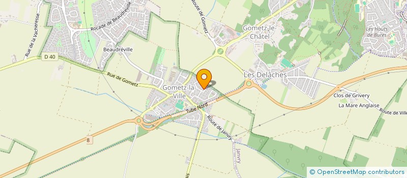 localisation de l'entreprise 3 ET - ETUDES ELECTRON EQUIPEMENTS TEST à GOMETZ-LA-VILLE