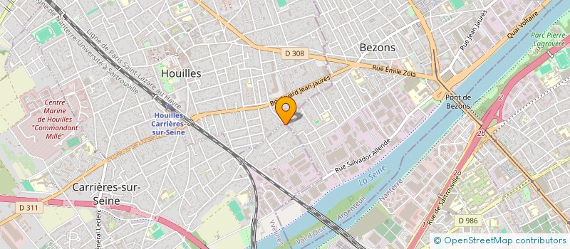 localisation de l'entreprise 3 ETOILES  CARRIERES-SUR-SEINE