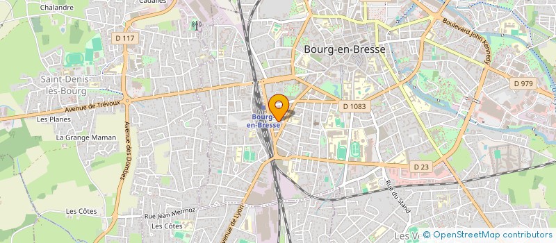 localisation de l'entreprise 3 F à BOURG-EN-BRESSE