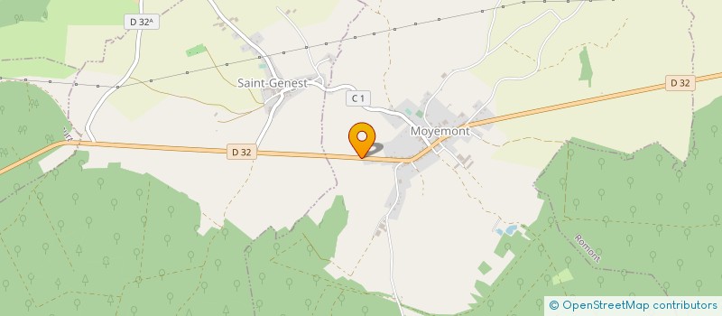 localisation de l'entreprise 3 F BATIMENT  MOYEMONT